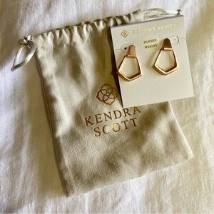 Kendra Scott Rose Gold Geometric Earrings